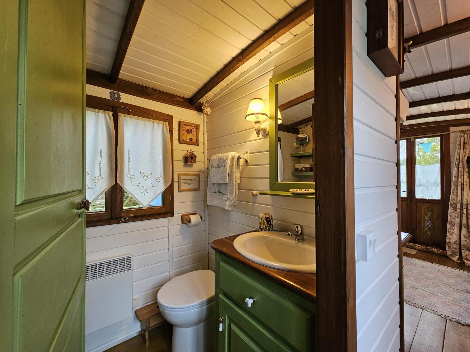 Roulotte Fleur Des Champs Villa Sigalens Dış mekan fotoğraf